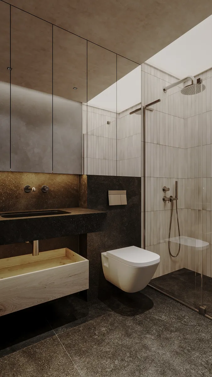 Aparthotel Białka — Apartament, łazienka