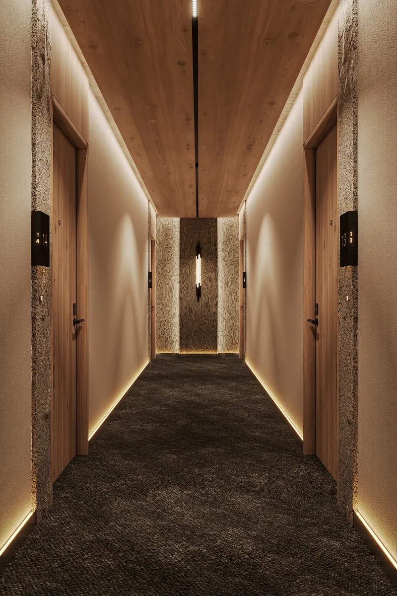 Aparthotel Białka — Korytarz