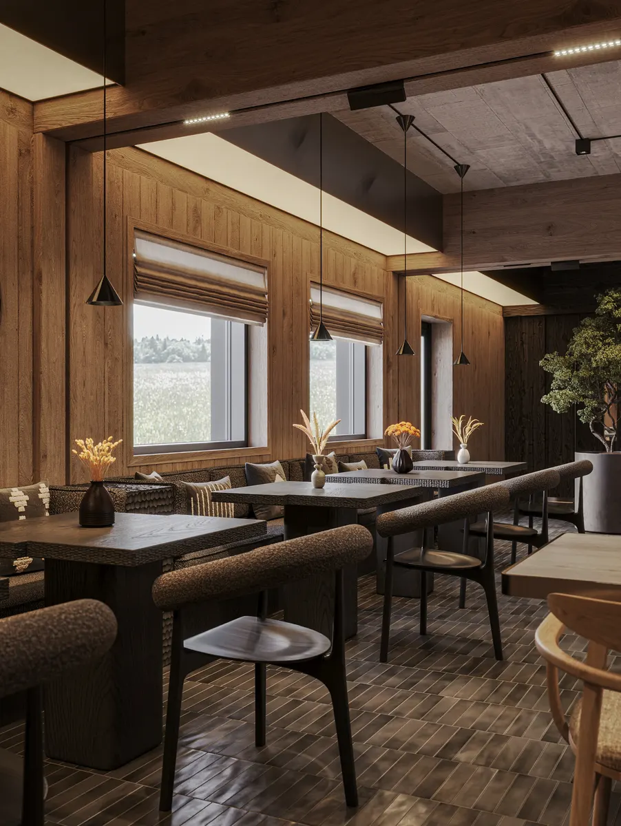 Aparthotel Białka — Restauracja, stoliki