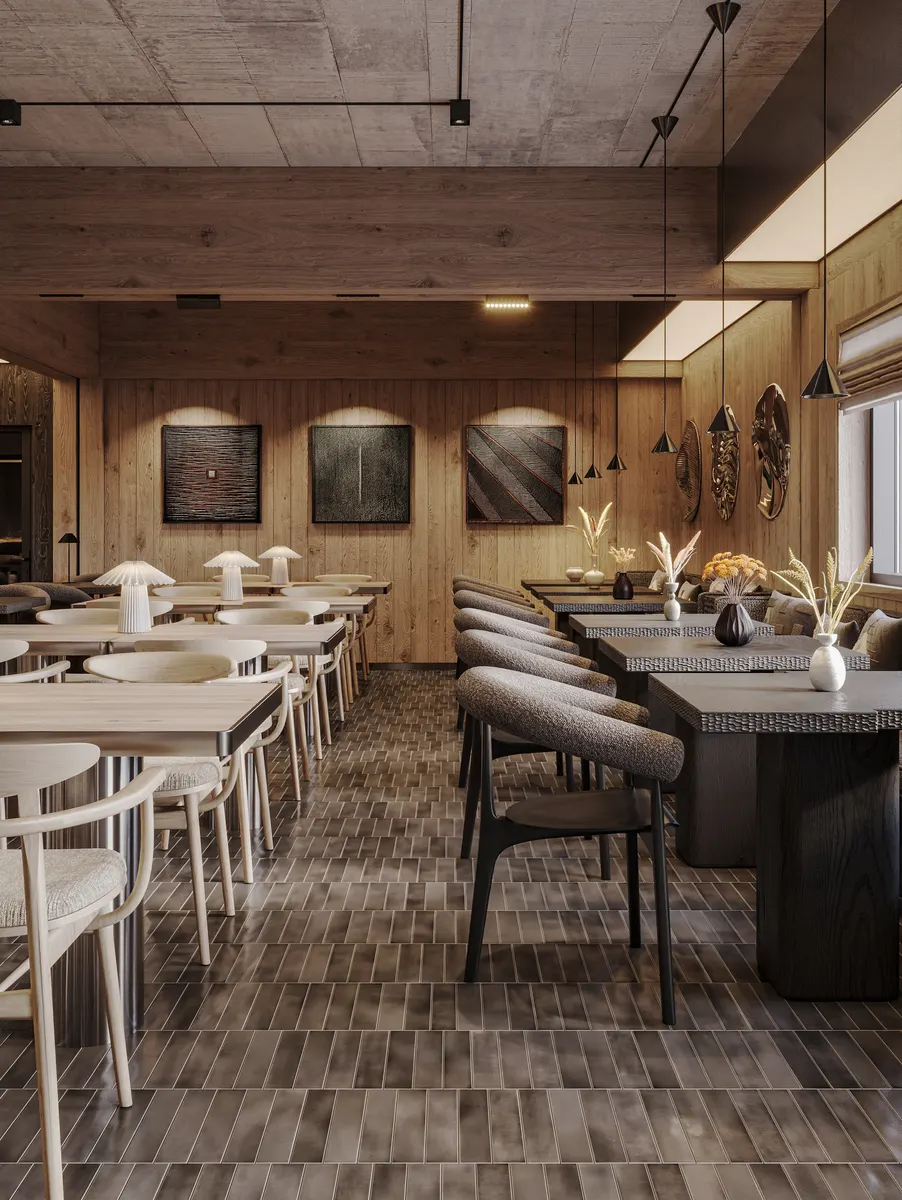 Aparthotel Białka — Restauracja, wnętrze