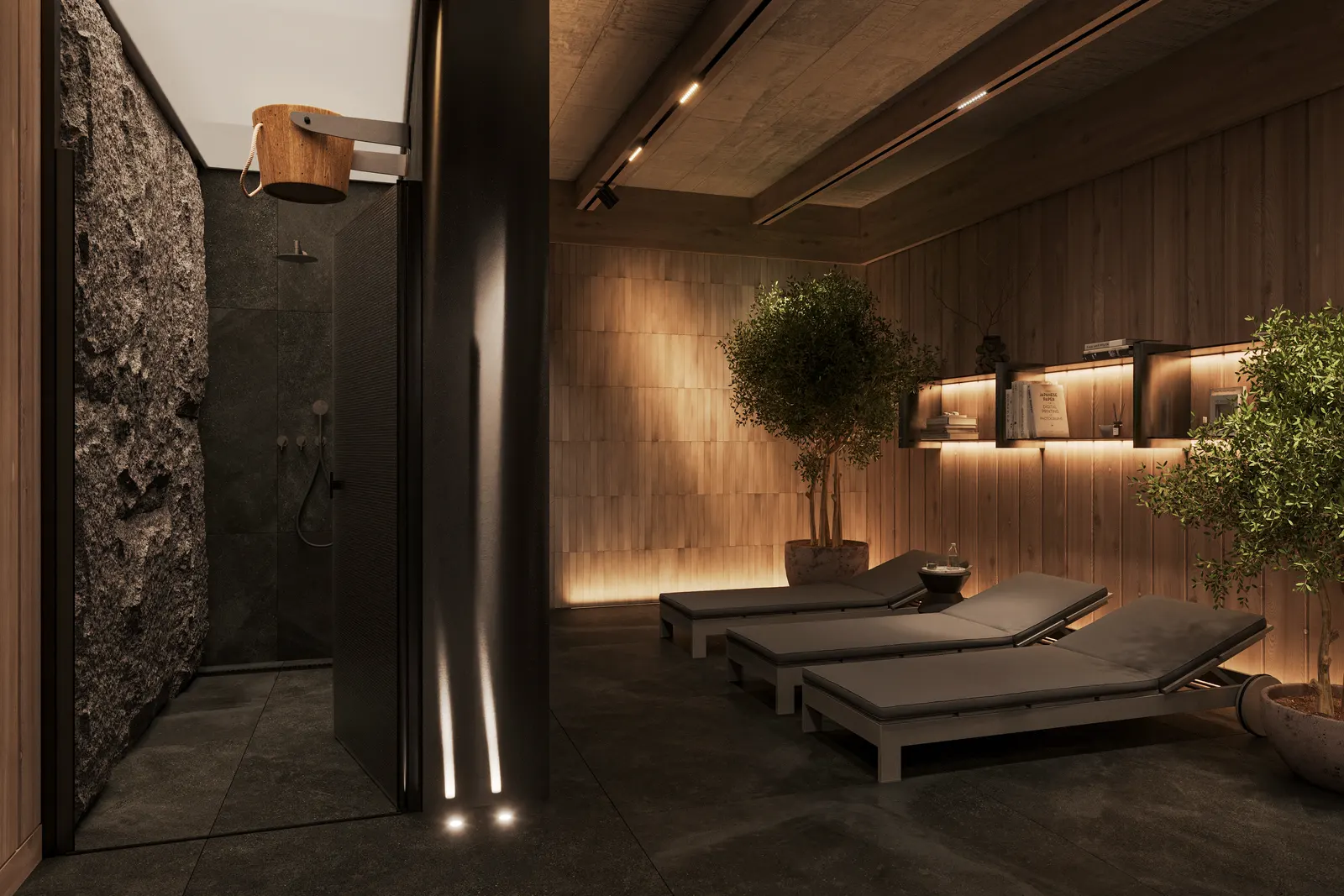 Aparthotel Białka — Strefa SPA, leżaki
